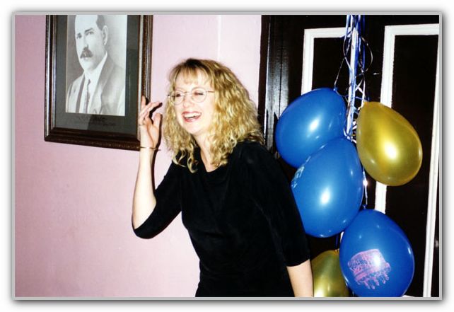 SJ at her surprise bday party in York June 5th 1999
